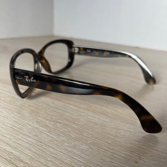 Ray-Ban JACKIE OHH RB4101 710 Cat Eye Tortoise Shell Italy FRAMES ONLY - Picture 7 of 8